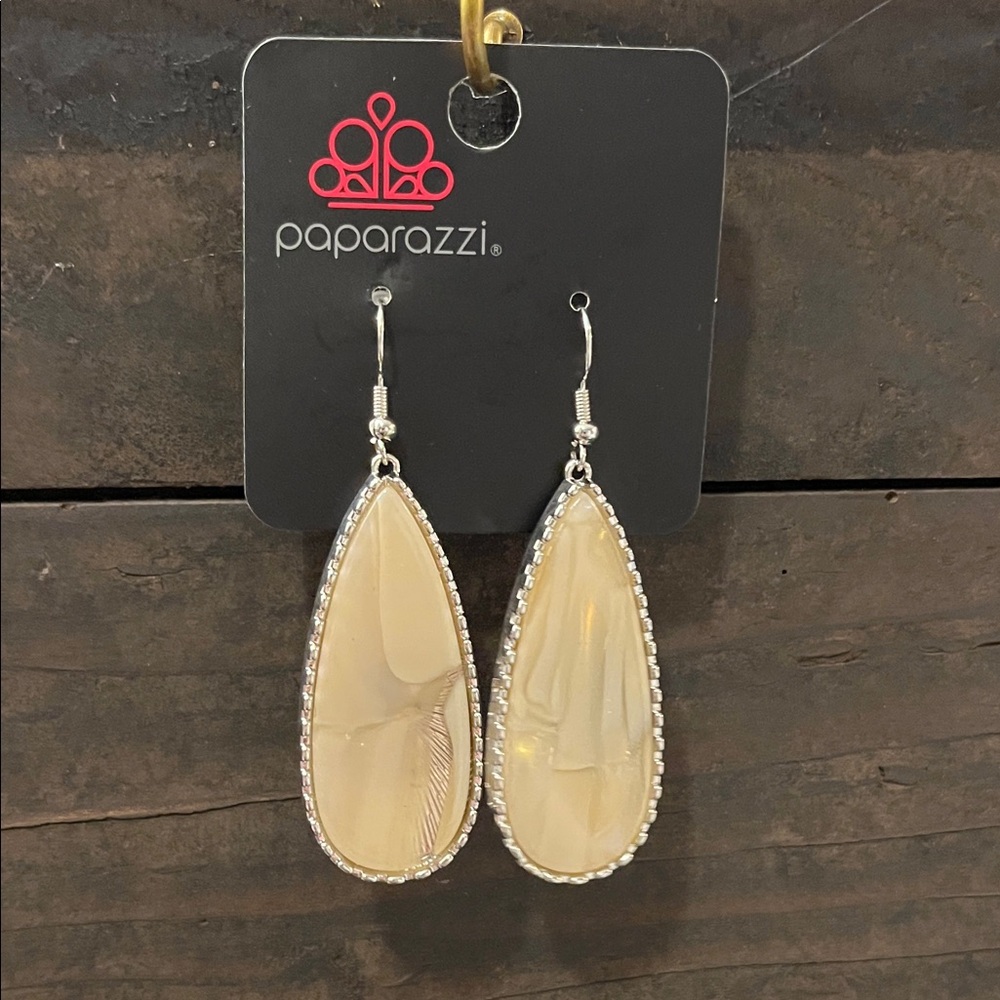 Paparazzi Beige, Yellow & Gold Earring Bundle!

#3